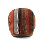 Men's Striped Stitching Casual All-match Cap