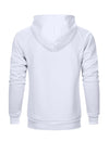 Men's Solid Long Sleeve Pullover Fall Winter Hoodie Sweatshirts With Pocket