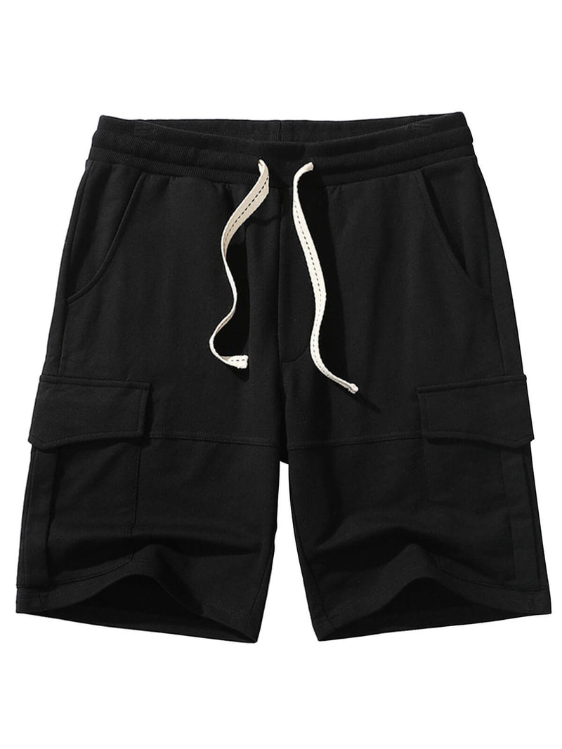 Men's Leisure Cotton Pocket Beach Cargo Sweatpant Sports Shorts