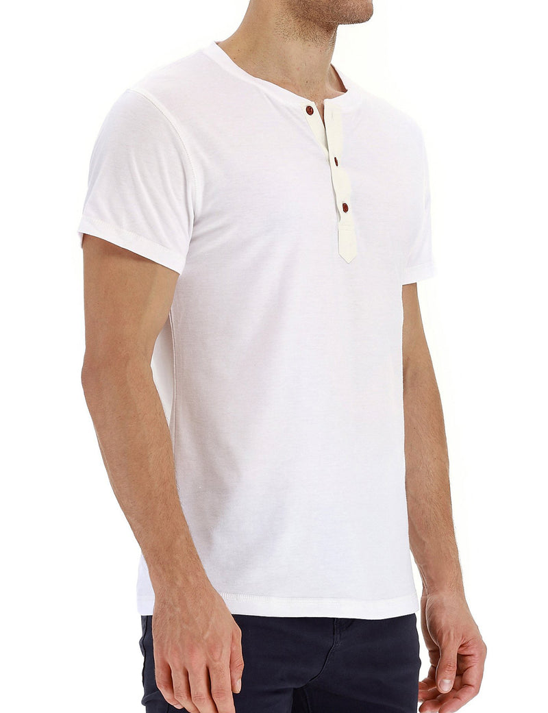 Men's Casual Solid Color Short Sleeve T-shirt