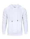 Men's Solid Long Sleeve Pullover Fall Winter Hoodie Sweatshirts With Pocket