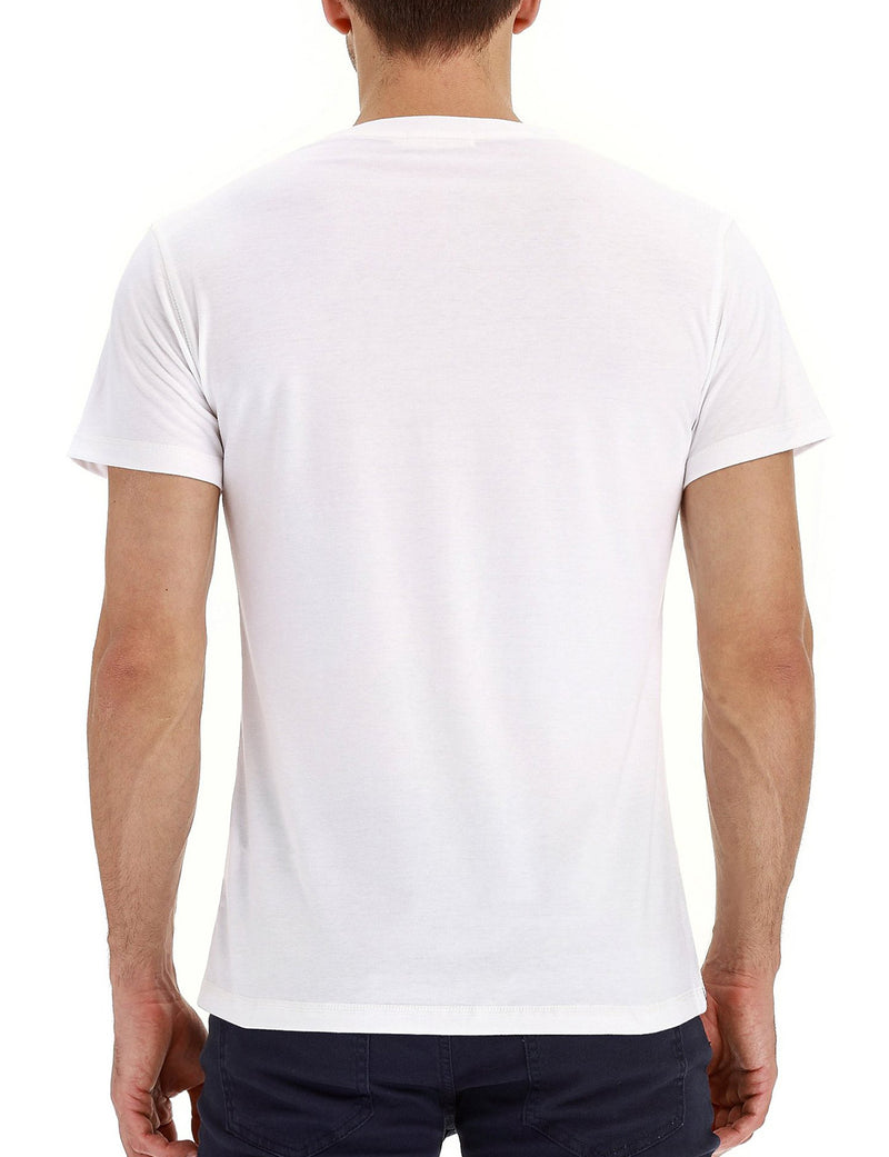 Men's Casual Solid Color Short Sleeve T-shirt