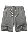 Men's Beach Casual Cotton Solid Color Summer Sweatpant Jogger Short