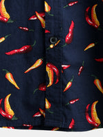 Men's Red Hot Chili Pepper Cotton Shirt