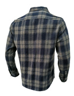 Men's Classic Plaid Vintage Button Up  Long Sleeve Shirt