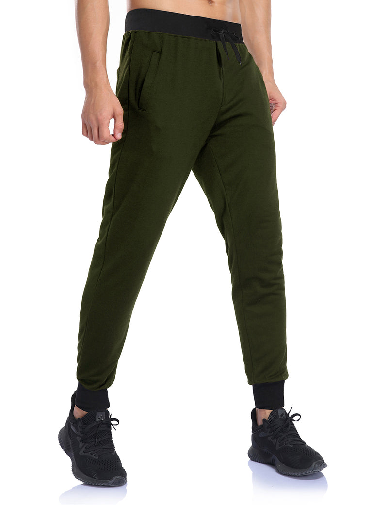 Men's Casual Zipper Pockets Sports Pants