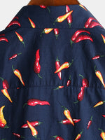 Men's Red Hot Chili Pepper Cotton Shirt