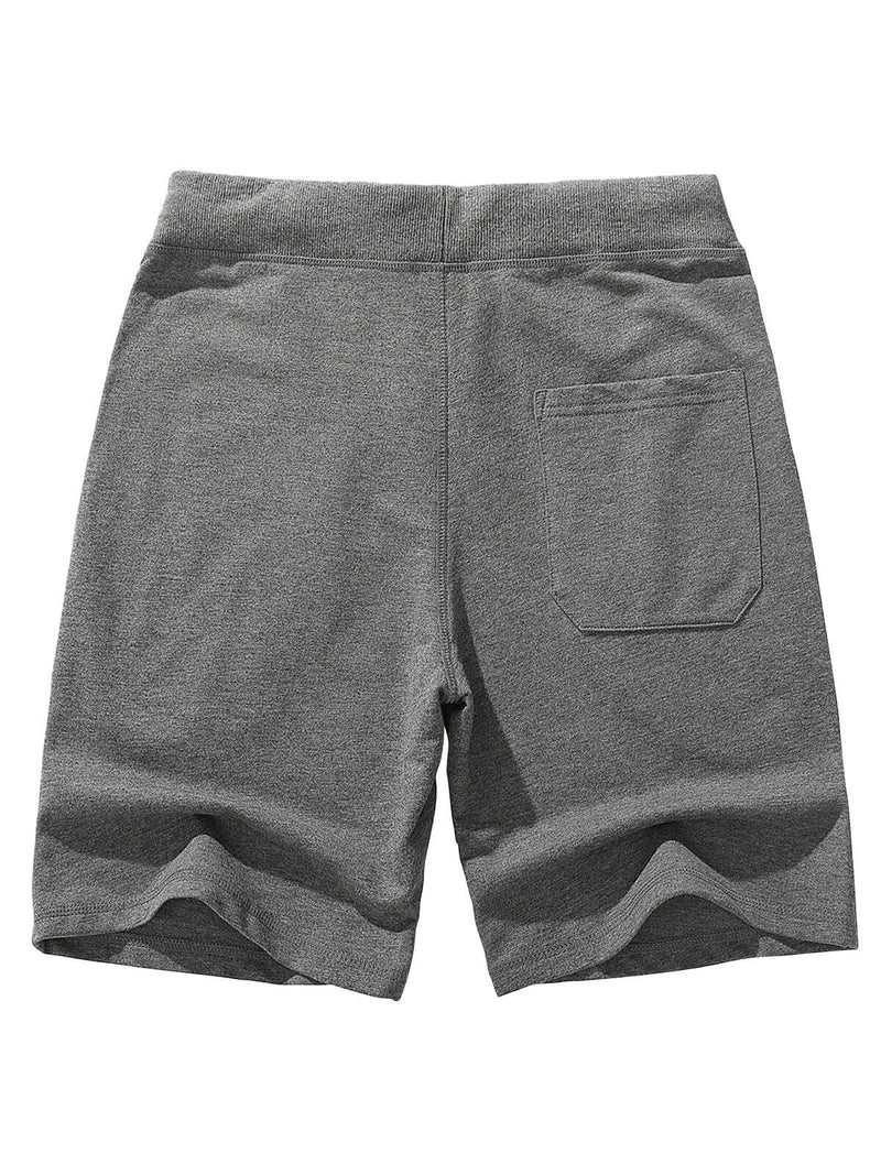 Men's Beach Casual Cotton Solid Color Summer Sweatpant Jogger Short