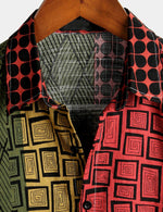 Men's Retro Short Sleeve Cotton Dots Shirt