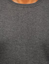 Men's Round Collar Fall Winter Warm Long Sleeve Fleece Sweatshirt