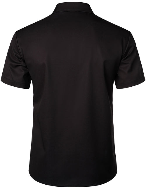 Men's Pirate Graphic Costume Art Black Halloween Costume Party Short Sleeve Shirt