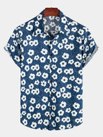 Bundle Of 3| Men's Floral Cotton Tropical Hawaiian Shirts