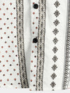 Men's Retro Button Up Short Sleeve Cotton 70s Shirt