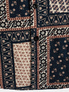 Men's Patchwork Print Short Sleeve Shirt