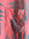 Men's Short Sleeve Chest Pocket Cotton Print Shirt