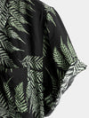 Men's Short Sleeve Chest Pocket Cotton Print Shirt