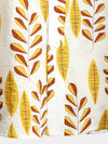 Men's Yellow Short Sleeve Holiday Cotton Shirt