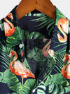 Men's Holiday Short Sleeve Cotton Shirt