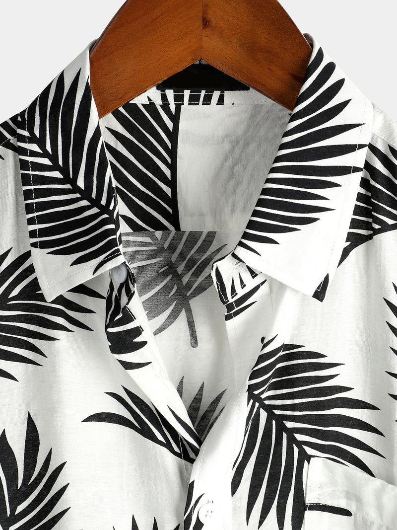 Men's Casual Holiday Pocket Short Sleeve Shirt