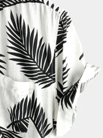 Men's Casual Holiday Pocket Short Sleeve Shirt