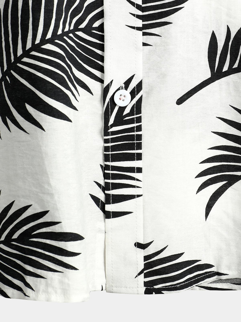 Men's Casual Holiday Pocket Short Sleeve Shirt