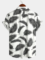 Men's Casual Holiday Pocket Short Sleeve Shirt