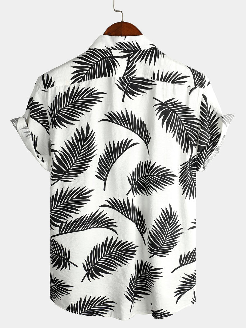 Men's Casual Holiday Pocket Short Sleeve Shirt
