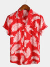 Men's Casual Holiday Pocket Short Sleeve Shirt