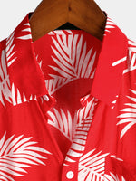 Men's Casual Holiday Pocket Short Sleeve Shirt