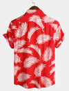 Men's Casual Holiday Pocket Short Sleeve Shirt
