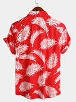 Men's Casual Holiday Pocket Short Sleeve Shirt