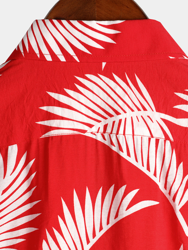 Men's Casual Holiday Pocket Short Sleeve Shirt