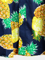 Men's Short Sleeve Pineapple Cotton Shirt