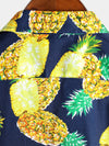 Men's Short Sleeve Pineapple Cotton Shirt