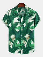 Men's Short Sleeve Print Hawaiian Vacation Casual Shirt