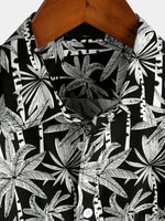 Men's Casual Hawaiian Short Sleeve Cotton Shirt