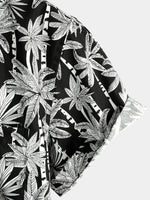 Men's Casual Hawaiian Short Sleeve Cotton Shirt