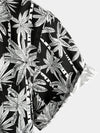 Men's Casual Hawaiian Short Sleeve Cotton Shirt