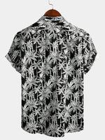 Men's Casual Hawaiian Short Sleeve Cotton Shirt