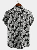 Men's Casual Hawaiian Short Sleeve Cotton Shirt