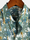 Men's Casual Hawaiian Short Sleeve Cotton Shirt