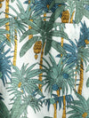 Men's Casual Hawaiian Tropical Print Short Sleeve Cotton Shirt