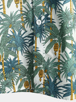 Men's Casual Hawaiian Short Sleeve Cotton Shirt