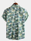 Men's Casual Hawaiian Short Sleeve Cotton Shirt