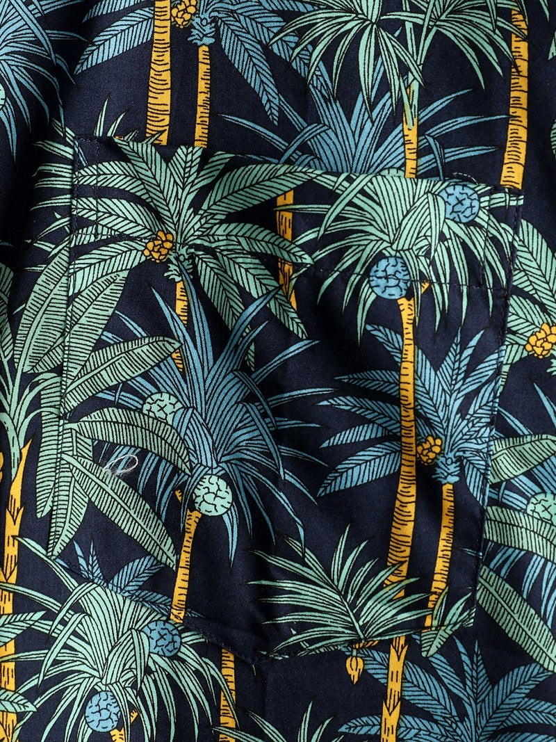 Men's Casual Hawaiian Short Sleeve Cotton Shirt