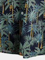 Men's Casual Hawaiian Short Sleeve Cotton Shirt