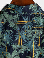 Men's Casual Hawaiian Short Sleeve Cotton Shirt
