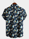 Men's Cotton Casual Holiday Pocket Short Sleeve Shirt