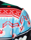 Men's Christmas Themed Beer Lapel Funny Long Sleeve Shirt