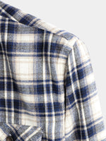 Men's Button Up Regular Fit Long Sleeve Plaid Flannel Casual Shirts